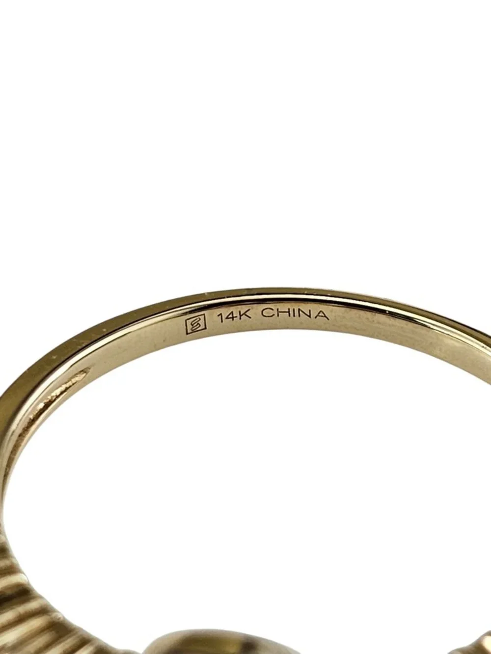14K Yellow Gold Pearl and Diamond Ring Size 7 #25121